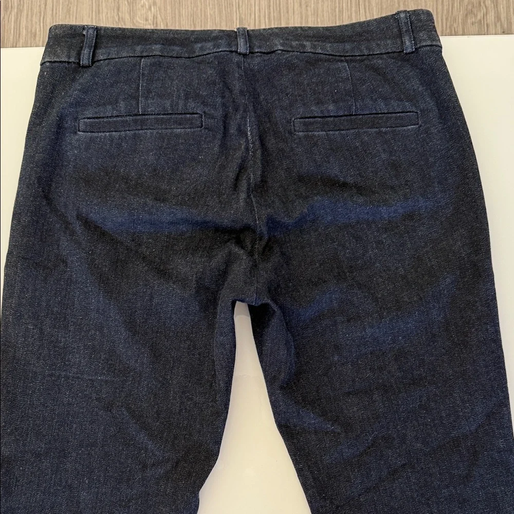 Banana Republic Jeans Size 4 Petite Womens Sloan Fit Straight Dark Wash Blue